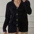 Women Cotton Plain Long Sleeve Comfy Casual Sweater