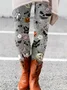 Halloween Women Cute Ghost Print Vintage All Season Long Leggings