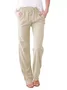 Women Plain Long Pants Casual Spring/Fall Trousers