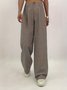 Women Houndstooth Long Pants Casual Spring/Fall Trousers