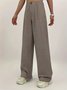 Women Houndstooth Long Pants Casual Spring/Fall Trousers
