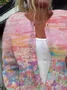 Women Abstract Long Sleeve Comfy Casual Printing Cardigan