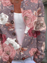 Women Floral Long Sleeve Comfy Casual Printing Cardigan