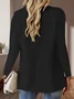 Women Plain Spring/Fall Outerwear Vintage Split Joint Long Sleeve Regular Blazer