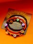 Halloween Bracelet Amazon Hot Sale Rice Bead Orange Pumpkin Skull Pendant Set Hand Jewelry