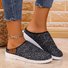 Casual Color Block Slip On Flat Heel Loafers