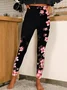 Women Floral Vintage All Season Long Leggings