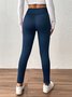 Women Comfortable fleece Plain Casual Winter Soft Long Leggings
