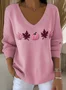 Women Cotton Halloween Long Sleeve Comfy Casual Sweater