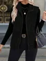 Women's Autumn And Winter Fashion Casual Simple Sleeveless Versatile Vest Jacket