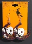 Halloween Themed Wooden Earrings Funny Cartoon Ghost Pumpkin Skull Kitten Long Pendant Party Decoration Earrings