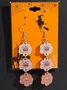 Halloween Themed Wooden Earrings Funny Cartoon Ghost Pumpkin Skull Kitten Long Pendant Party Decoration Earrings