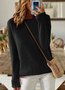 Women Plain Long Sleeve Comfy Vintage Cardigan