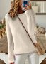 Women Plain Long Sleeve Comfy Vintage Cardigan