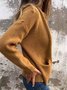 Women Spring/Fall Outerwear Vintage Split Joint Plain Long Sleeve Stand Collar Jacket