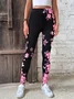 Women Floral Vintage All Season Long Leggings