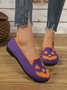 Halloween Casual Geometric Slip On Flat Heel Shallow Shoes