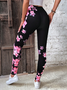 Women Floral Vintage All Season Long Leggings