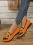 Halloween Casual Geometric Slip On Flat Heel Shallow Shoes