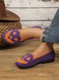 Halloween Casual Geometric Slip On Flat Heel Shallow Shoes