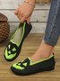 Halloween Casual Geometric Slip On Flat Heel Shallow Shoes