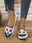 Halloween Casual Geometric Slip On Flat Heel Shallow Shoes