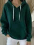Casual Hoodie Plain Hoodie Printing