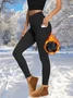 Women Plain Vintage Winter Long Leggings