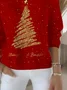 Women Christmas Long Sleeve Comfy Vintage Sweater