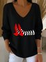Women Cotton Halloween Long Sleeve Comfy Casual Sweater