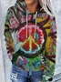 Casual Hoodie Abstract Hoodie Printing