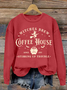 Casual Crew Neck Halloween Sweatshirt