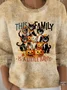 Women Halloween Long Sleeve Comfy Vintage Sweater