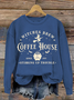 Casual Crew Neck Halloween Sweatshirt