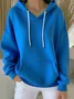Casual Hoodie Plain Hoodie Printing