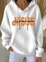 Casual Hooded Jesus Copy Art Print Comfy Loose Hoodie