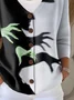 Women Halloween Long Sleeve Comfy Casual Printing Cardigan