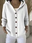 Women Cotton Floral Long Sleeve Comfy Casual Cardigan