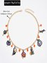 New Halloween Accessories Niche Cat Ghost Pumpkin High-end Jewelry Clavicle Chain Female Pendant Light Luxury Necklace