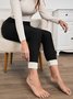 Women Plain Ankle Pants Pants Casual Winter Trousers
