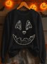 Vintage Crew Neck Halloween Sweatshirt