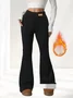 Women Plain Long Pants Casual Winter Trousers