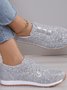 Casual Plain Breathable Slip On Flat Heel Shallow Shoes Split Joint