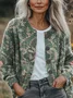 Women Floral Long Sleeve Comfy Vintage Printing Cardigan