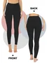 Women Gradient Pattern Casual All Season Ankle Pants Leggings
