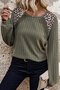 Casual Striped Crew Neck Long Sleeve T-shirt