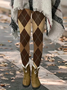 Women Plaid Casual All Season Printing Long Leggings