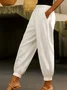 Women Plain Long Pants Casual Spring/Fall Trousers