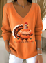 Women Cotton Animal Long Sleeve Comfy Casual Sweater