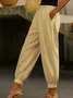 Women Plain Long Pants Casual Spring/Fall Trousers